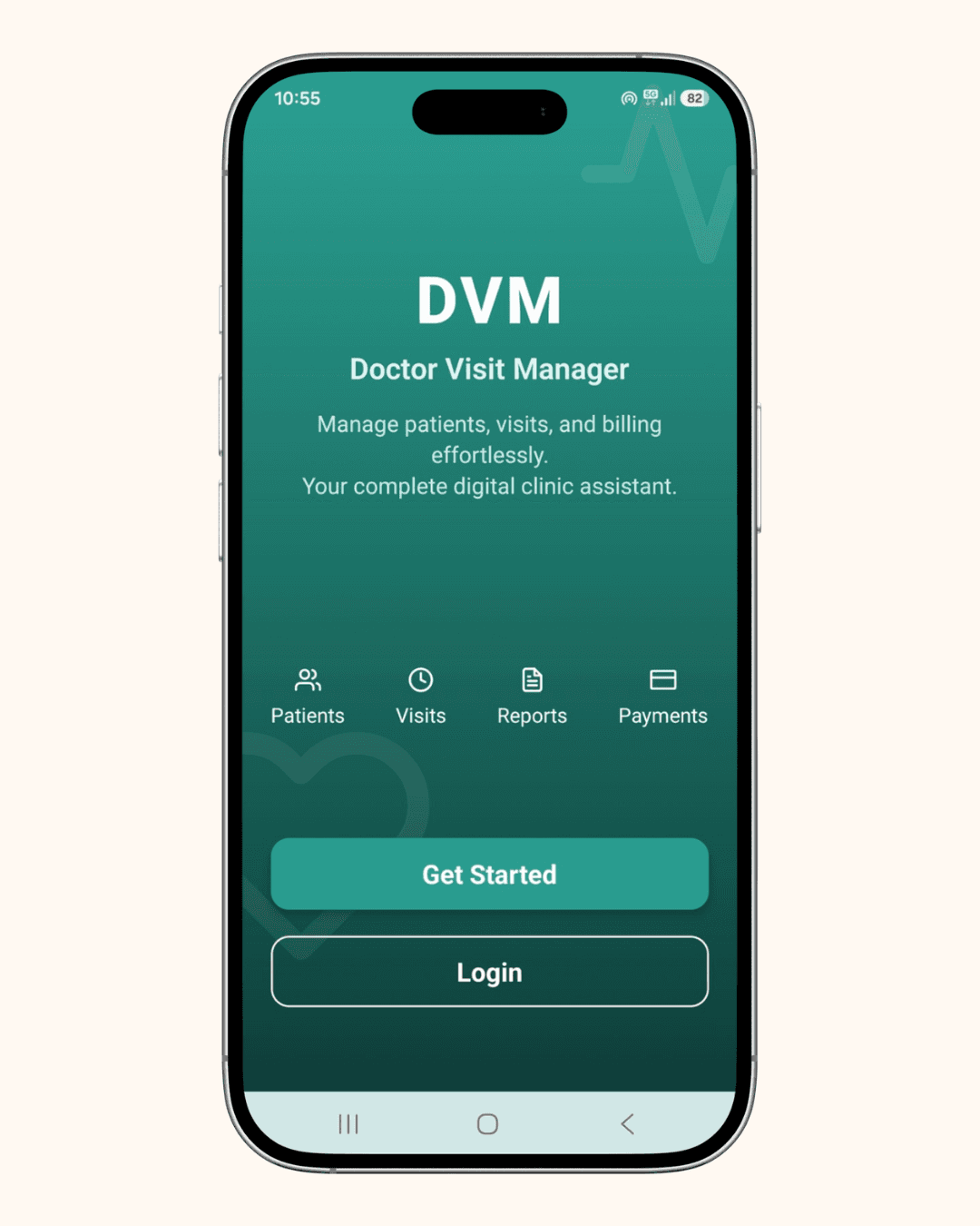 DVM β Doctor Visit Manager | Best Physiotherapy Clinic Management App in India preview