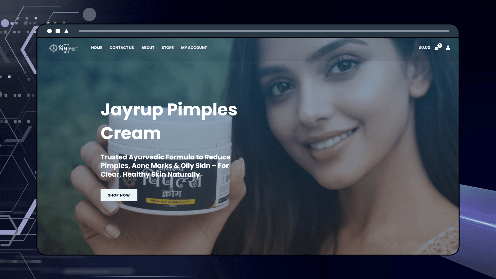 Jayrup – Ayurvedic Skincare E-commerce Website | Pimples Cream Online Store India preview